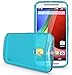Tudia Lite TPU Bumper Protective Case for Motorola Moto G 2nd Gen 2014 - Teal