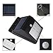 Ecandy Bright Outdoor 8 LED Light Waterproof Solar Energy Powered , Wireless LED Security Motion Sensor Light, Outdoor Wall/garden Lamp / Motion Sensor-Detector Activated with Dusk to Dawn Dark Sensing Auto On / Off Function For Patio, Deck, Yard, Garden, Home, Driveway, Stairs, Outside Wall