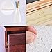 Hestya 404 Pieces Rubber Feet Adhesive Bumper Pad Self Stick Furniture Bumpers Noise-dampening Buffer Pads for Doors Cabinets Drawers, Clear and Black, 10 Different Sizes