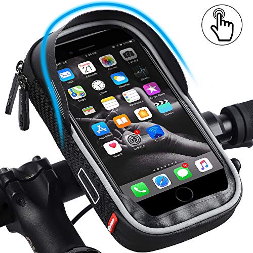 Bicycle-Handlebar-Bag-Waterproof-Mobile-Phone-Bag-Highly-Sensitive-Touch-Screen-360-degree-Rotation-Suitable-for-35-60-inch-Smartphones