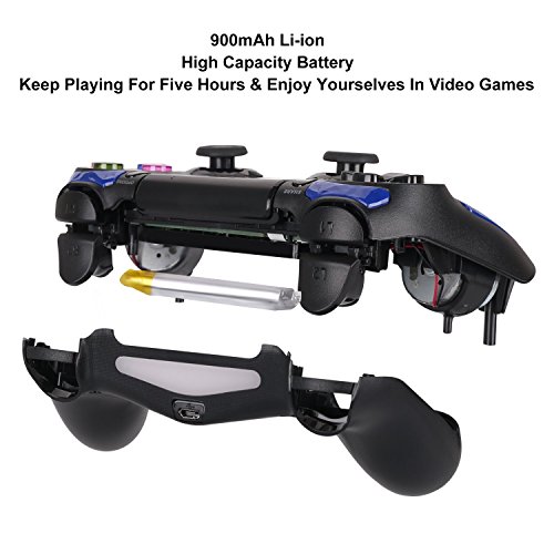 Playstation DualShock 4 Controller - OUBANG PS4 Controller Wireless Remote Control with Micro USB Charging Cable for Playstation 4/PS4 Pro/PS4 Slim/PC/PS TV（RoyalBlue - Thumbnail 7