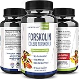 Huntington Labs Forskolin Weight Loss Supplement for Men and Women Burns Body Fat and Boosts Metabolism Natural Pure Coleus Forskohlii Extract Standardized 20% Forskolin 60 Capsules