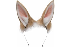 VIGVAN Handmade Rabbit Ears Cute Animal Ears Accessories Rabbit Ear Headband