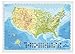 Wonderful Maps Scratch Off US . Perfect Gift For Travelers. With All US States and State Flags. Large USA with Highways and State Capitals. A1 Poster Size, 32.5 x 23.6 Inches