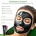 Black Mask Charcoal Mask Peel Off Mask Blackhead Remover Mask , Deep Pore Cleansing Mask with Mask Brush 100g