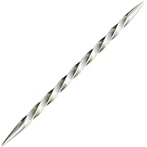 Sterling Silver Cowboy Toothpick &ndash; Handmade Twisted Metal Hat Pin &ndash; Western Hat Decor .925 Silver &ndash; 1 Count