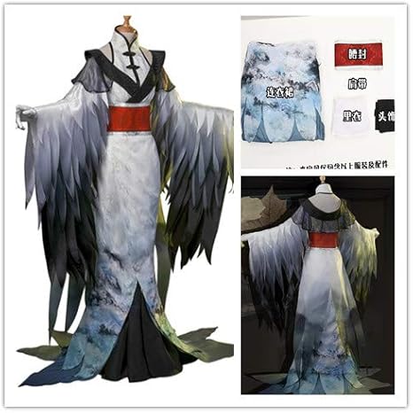 Amazon アイデンティティ 第五人格 Identity 第五人格 芸者 新パック 鏡悦鶴影 コスプレ衣装 コスプレ 仮装 通販