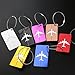 NUOLUX Travel Luggage Tags Suitcase Luggage Bag Tags Pack of 7