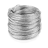EAONE Picture Hanging Wire (100 Feet), Stainless Steel Photo Frame Hanging Wire