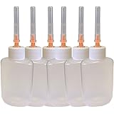 Applicator Bottle with 25ga Stainless Steel Needle - 6 Pack