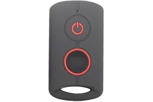 Jesscasday Keyless Remote Motorcycle Key Fob Outer Shells Cover Soft Rubber Case for NVX155 QBIX AEROX JAUNS 2 XMAX300 Keys Protector