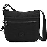 Kipling Womens Arto Crossbody Bag, Black Noir, 11.25 L X 10.25 H X 1.5 D US