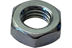 1-3/8-12 Hex Jam Nut Zinc (Pack of 2)