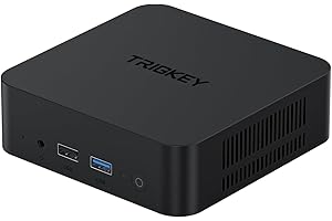 TRIGKEY KEY-N95 Mini PC, Intel Alder Lake N95 (4C/4T, Up to 3.4Hz) 8G DDR4 256G SSD Mini Computers, Intel N95 Mini PC Support