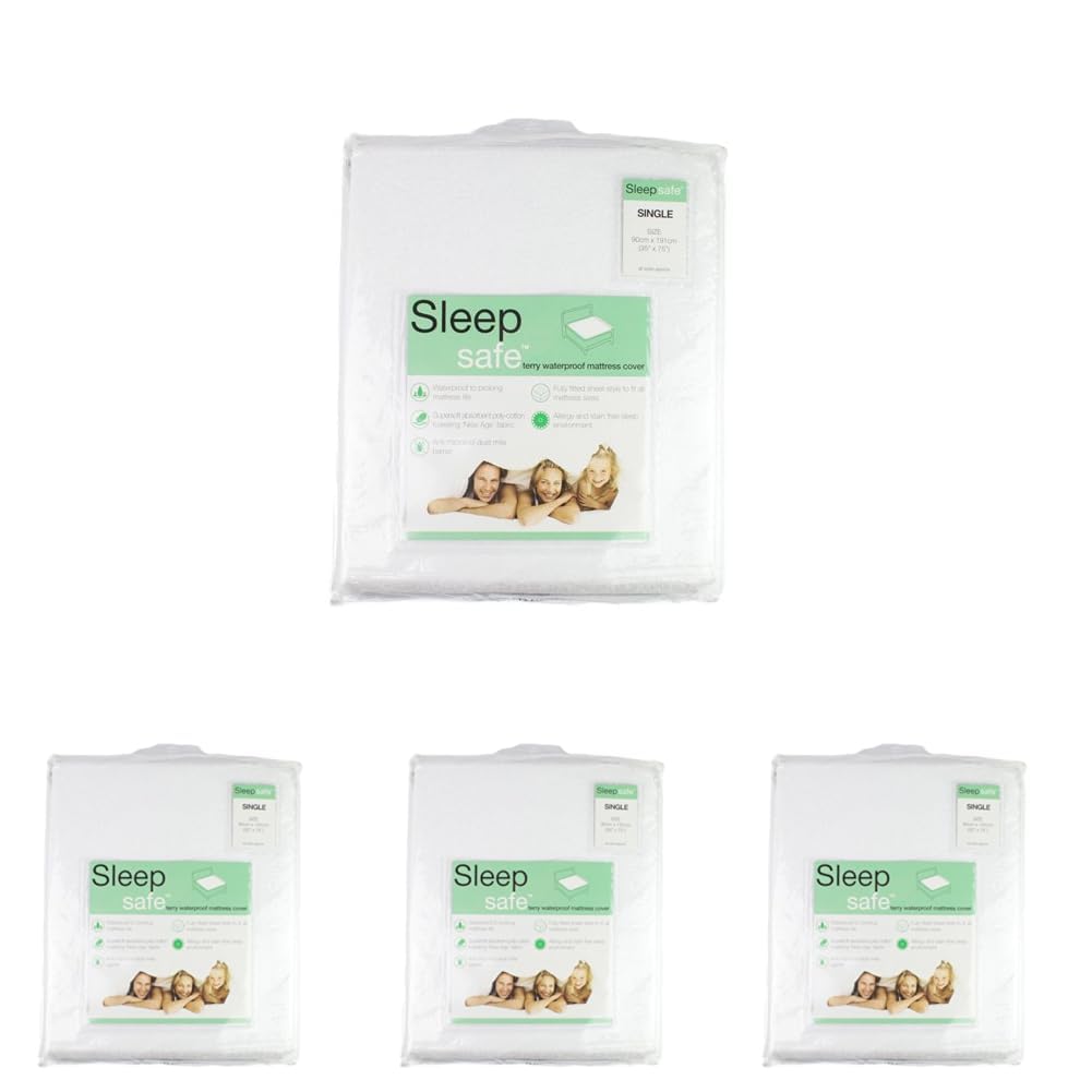 Emma Barclay Terry Finish Waterproof Mattress Protector - Double Bed (Pack of 4)