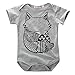Hotone Baby Rompers Little Fox Figure Short Sleeve Suits Set 70 (0-6 Months)