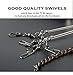 5 Arms Alabama Umbrella Rig Fishing Ultralight Tripod Bass Lures Bait Kit Junior Ultralight Willow Blade Multi-Lure Rig
