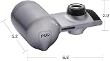 PUR PFM350V Faucet Mount Water Filter Metallic Grey Tool-Free Installation view 7