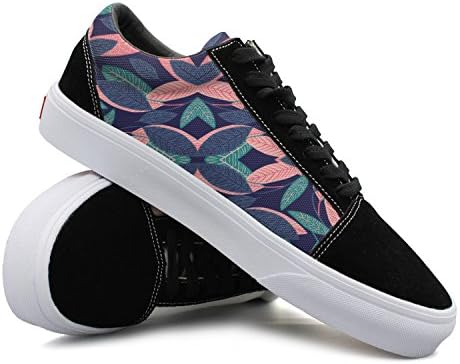 Fashion Women's Colored Leaf Designer Athletic Flat Casual Shoes