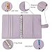 Personal Organizer, A5 Spiral Binder,Agenda Planner, with Zip Pouch Bag x1, Today Bookmark Ruler x1, PP Plate Tab x1, Multifunctional Notebook, Harphia-A5 9.06 x 7.28'',Lavender