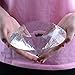 LONGWIN Huge 150mm (5.9 in.) Crystal Polyhedron Diamond Paperweight Wedding Home Decoration Christmas Centerpieces(Clear)