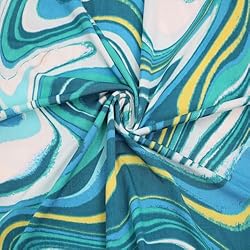 Texco Inc 60" Wide Printed 4-Way Stretch Venezia