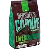 HERSHEY'S Cookie Layer Crunch Bar, Mint, 6.3 Ounce (one bag)