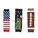 Elesa Miracle 6-pack Baby & Toddler Cozy Soft Leg Warmers, Kneepads, Gift Set for Boys & Girls, Rugby, Car, Rocket, Star, Amarican Flag