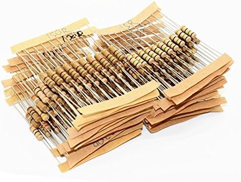 44 Values 0.1 ohm - 820 ohm 1W Carbon Film Resistors Assortment Kit 440pcs Color Ring Resistor Assorted Set