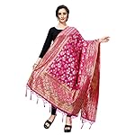 Perfect blue Women's | Women's Kora Silk Banarasi Dupatta/Chunni