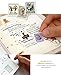 Blogger Vintage Stamps Sticker Decorative for Diary Kids Stickers 4sheets/pack - Around 80+ Stickers (London)
