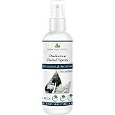 Radiation Burn Relief Spray - Calendula Spray for Radiation Treatment, Unscented, Fragrance Free, Natural Organic Plant Based Moisturizing Soothing Relief for Itchy and Sensitive Skin &ndash; 4 ounces