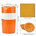 OKAYMART Citrus Juicer Orange Squeezer, Manual Juicer,Hand Juicer,Orange Juicer with Strainer and Container, for Lemon,Orange,Lime,Citrus (Orange)