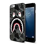 Bape Shark Black Army Pattern for Iphone and Samsung Galaxy Case (iPhone 6 black)