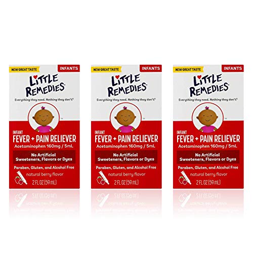 Little Remedies Infant Fever + Pain Reliever | Natural Berry Flavor | 2 oz | (3-Pack) - Thumbnail 7