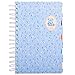 5 Subject Notebook，Wide Ruled Spiral Notebooks，A5 Travelers Notebook, Colored Dividers with Tabs, Cute Floral Notepad, Hardcover Journal Memo Planner for School Kids Girls Women, 5.7”×8.27”, 300 Pages