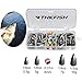 THKFISH Fishing Weights Sinkers Fishing Beads Bullet Sinkers Carolina Rig Texas Rig Kit Fishing Accessories Kit 64pcs