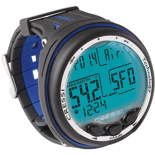 Cressi Giotto Wrist Computer, Black/Blue Cressi Giotto Wrist Computer, Black/Blue
