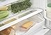 mDesign Stackable Kitchen Pantry Cabinet or Refrigerator Storage Organizers, Attached Hinged Lids - Compact Bins for Pantry, Refrigerator, Freezer - BPA Free, Food Safe - Clear