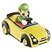 World of Nintendo Mariokart Luigi Motorized Power Up Racer Vehicle