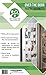 Over the Door Pantry Organizer with 24 Clear Pockets by Our Simple Life