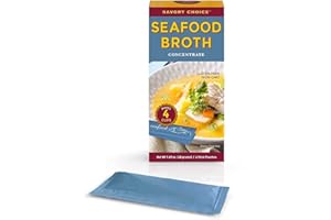 JMA Shop Savory Choice Seafood Broth Concentrate - 16 Packets (12 grams each)