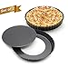HOMOW Heavy Duty Nonstick 9 inch Pizza Pan, Quiche Pan With Removable Bottom, Removable Loose Bottom Quiche Pan, Tart Pie Pan 9
