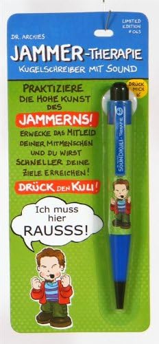 Depesche 1 X Kugelschreiber Mit Sound Verschiedene Spruche Dr Archies Therapie Verschiedene Varianten Unverbindl Preisempfehlung 6 95 Euro Amazon De Burobedarf Schreibwaren