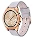 V-MORO for Gear Sport/Galaxy Watch 42mm Bands, 20mm Soft Leather Band Bracelet Strap Wristband for Samsung Gear Sport Watch R600 & Samsung Galaxy Watch 42mm R810 & Gear Sport R600 Men Women Gray
