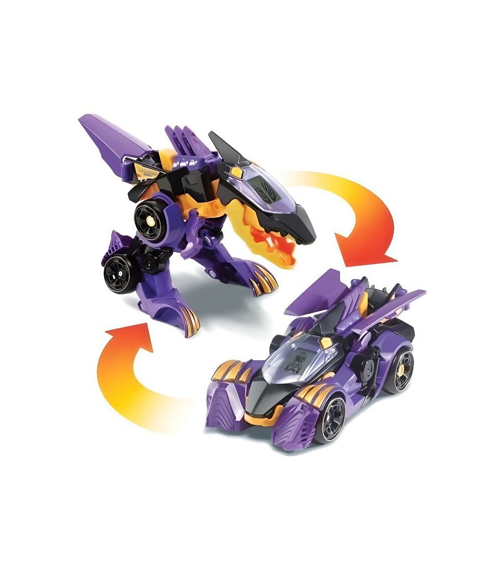 VTECH Switch & Go Dinos-Brutor Car/Dinosaur, 80-195205, Multi-Coloured, French version