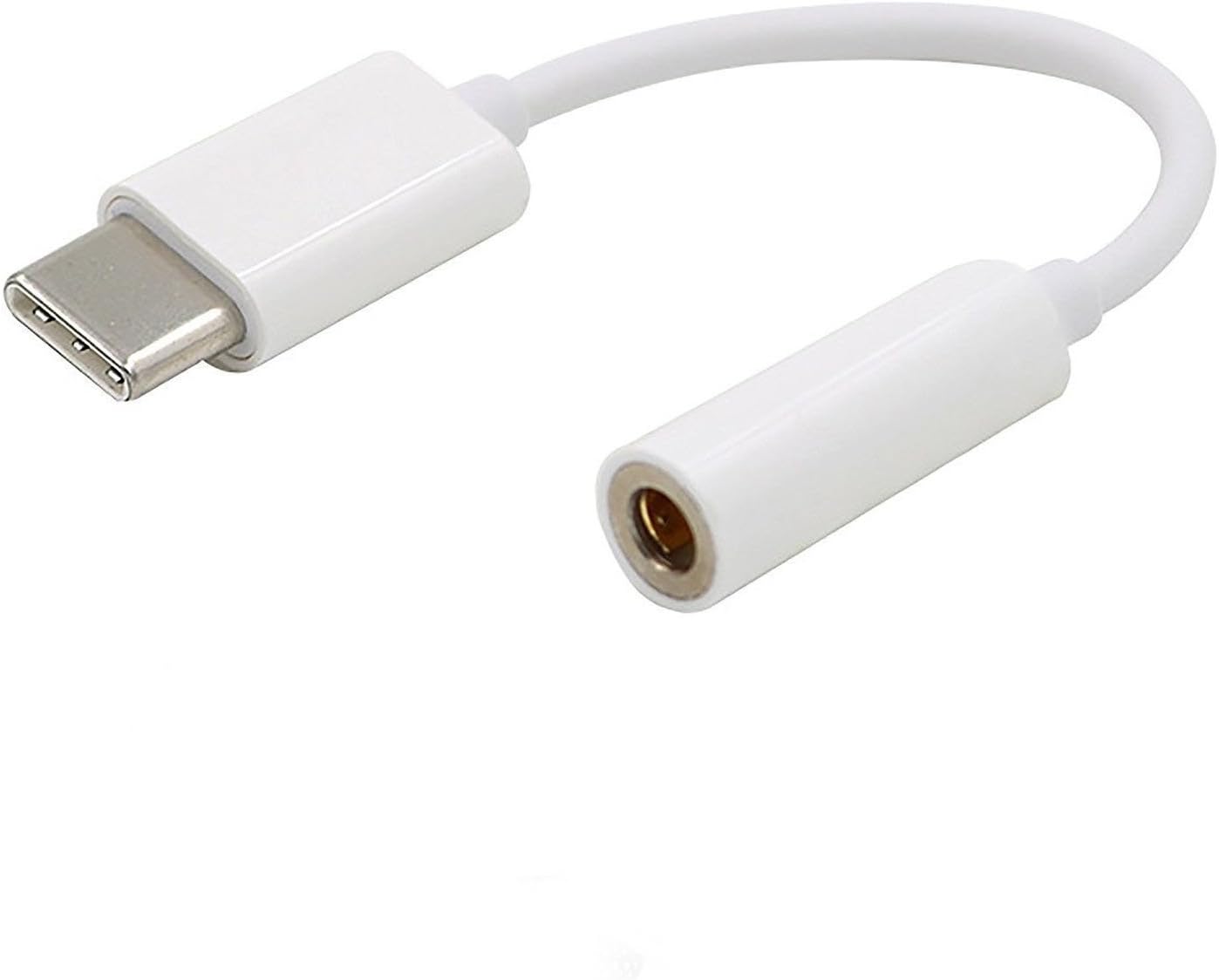 AJ Mobile Accessories USB Type C to 3.5mm Stereo Audio Headphone Jack Cable Adapter Converter Connector with in Ear Earphone