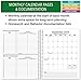 HARDCOVER 7 Period Dated Teacher Lesson Plan; Days Horizontally Across The Top Dated for 2019-2020 Academic Year (D101) (+) Bonus Clip-in Bookmark (Spring Floral)