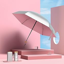 Moorrlii Travel Mini Umbrella for Purse With