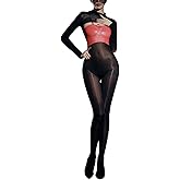 Body Stockings For Women Sexy Lingerie Bodysuit Two-piece Bodystocking Lace Suspender Jumpsuit